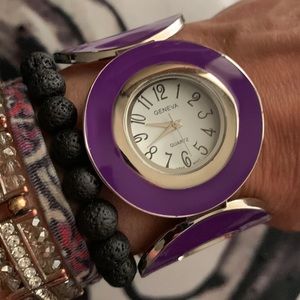 Geneva purple watch